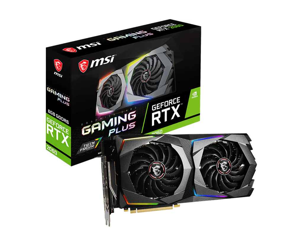 MSI GeForce RTX 2060 GAMING 6G PLUS